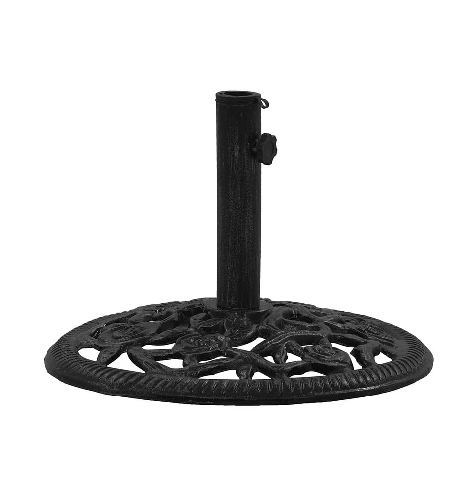 Umbrella Base Black 18.9"x18.9"x13" Cast Iron