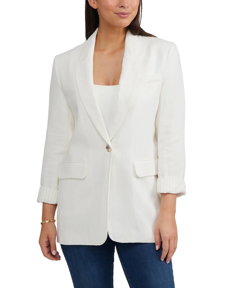 Ellen Tracy Women s Blazer with Contrast Lining