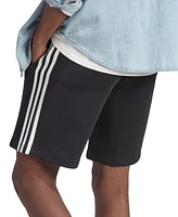 adidas Men's 3-Stripes 10" Fleece Shorts