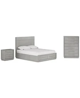 Tivie 3pc Bedroom Set (California King Storage Bed + Chest + Nightstand), Created for Macy's