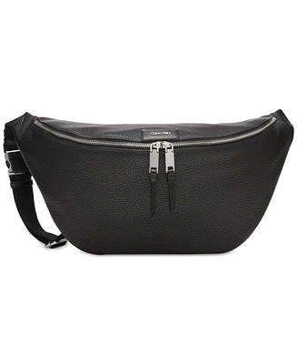 Calvin Klein Moss Large Belt Bag with Zipper Closure