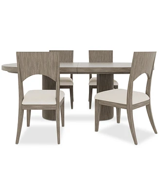 Frandlyn 5pc Dining Set (Table + 4 Side Chairs)