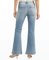 Jag Women's Kait Mid Rise Flare Leg Jeans