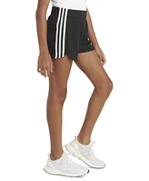 adidas Big Girls Gradient 3-Stripe Pacer Mesh Shorts