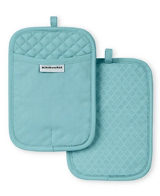 KitchenAid Asteroid Cotton Pot Holder, 2Pk, 7" x 10"