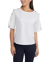 Ellen Tracy Women's Short sleeve Top