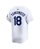 Men's Nike Yoshinobu Yamamoto White Los Angeles Dodgers Home Limited Player Jersey