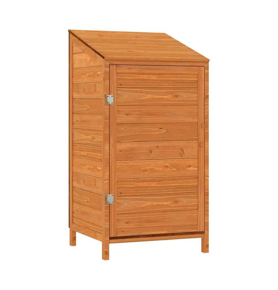 Garden Shed Brown 21.7"x20.5"x44.1" Solid Wood Fir