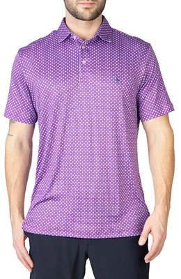Tailorbyrd Men's Geo Performance Polo Shirt