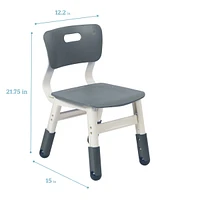ECR4Kids Classroom Adjustable Chair, Grassy Green, 2-Pack
