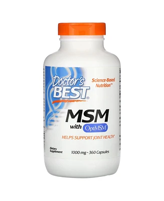 Doctor's Best Msm with OptiMSM 1 000 mg - 360 Capsules