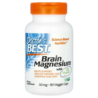 Doctor's Best Brain Magnesium with Magtein 50 mg - 90 Veggie Caps