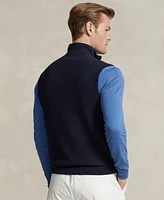 Polo Ralph Lauren Men's Mesh-Knit Cotton Full-Zip Sweater Vest