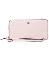 Lauren Ralph Lauren Leather Continental Wristlet