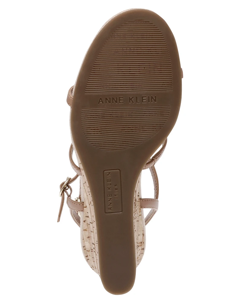 Anne Klein Women's Seville Strappy Wedge Sandals