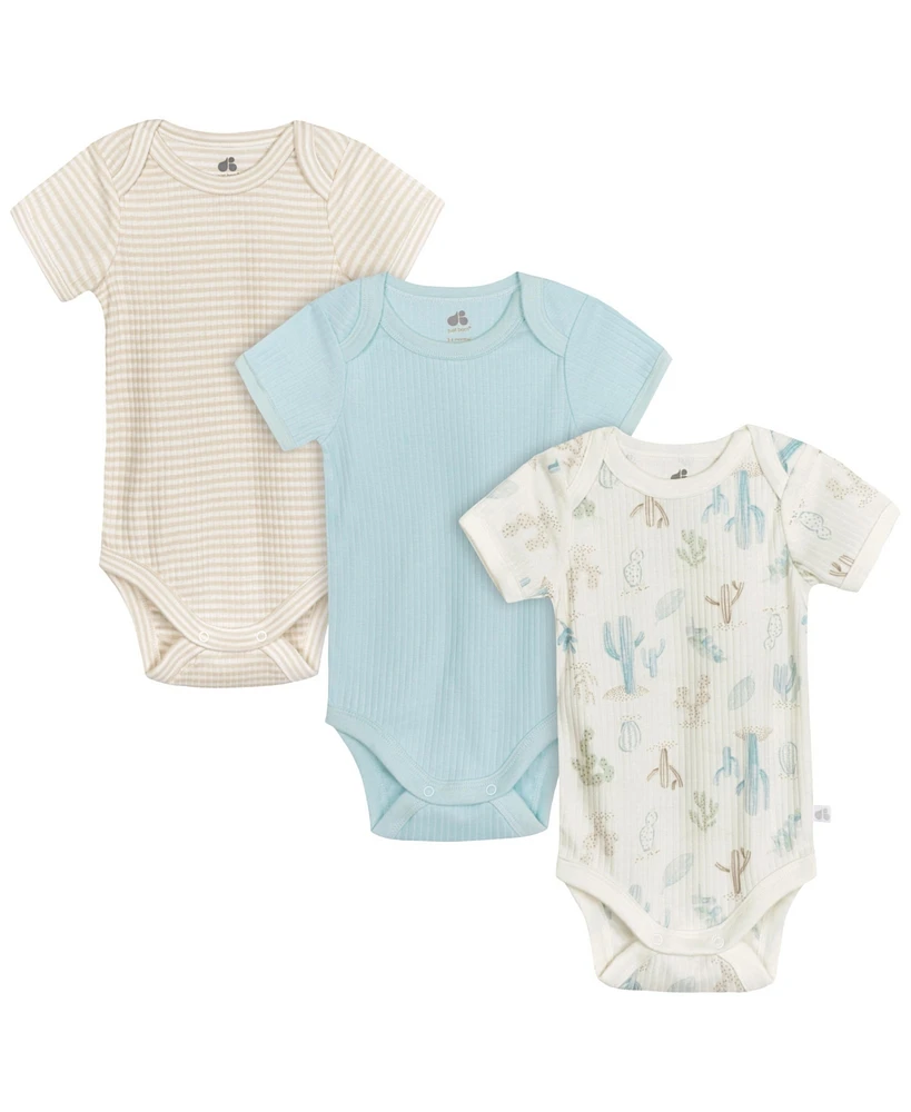 Baby 3-Pack Desert Cactus Bodysuits