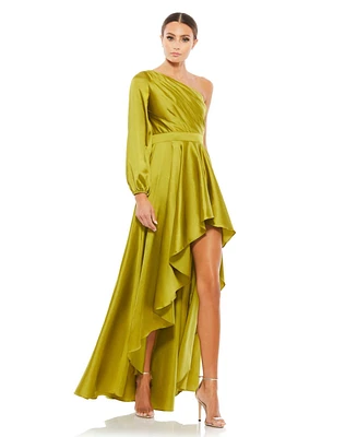 Women's Ieena High Low One Shoulder Flowy Gown