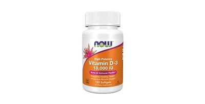 Now Foods Vitamin D3, 10,000 Iu, 120 Softgels