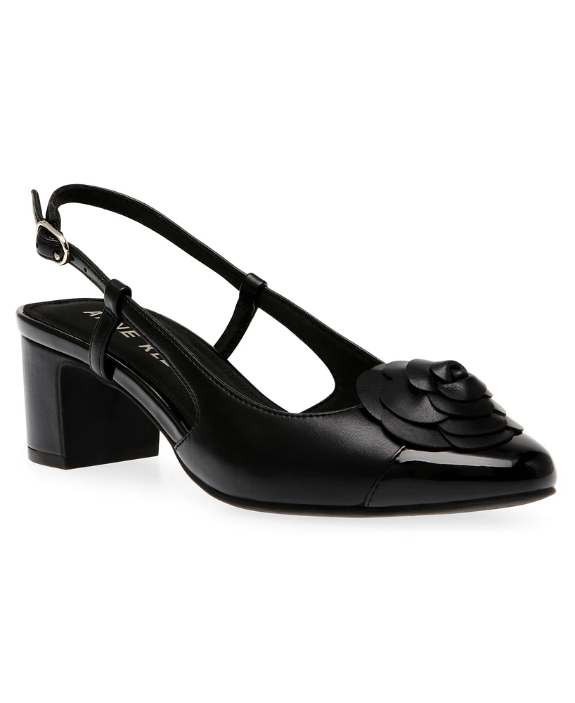 Anne Klein Women's Porsha Block Heel Slingback Pumps