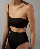 Mango Women's Asymmetrical Opening Swimsuit