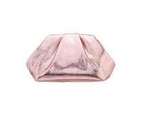 Nina Metallic Pleated Frame Clutch Handbag