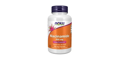 Now Foods Niacinamide, 500 mg, 100 Caps