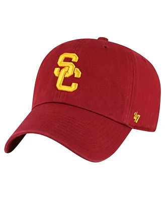Men's '47 Brand Cardinal Usc Trojans Clean Up Adjustable Hat