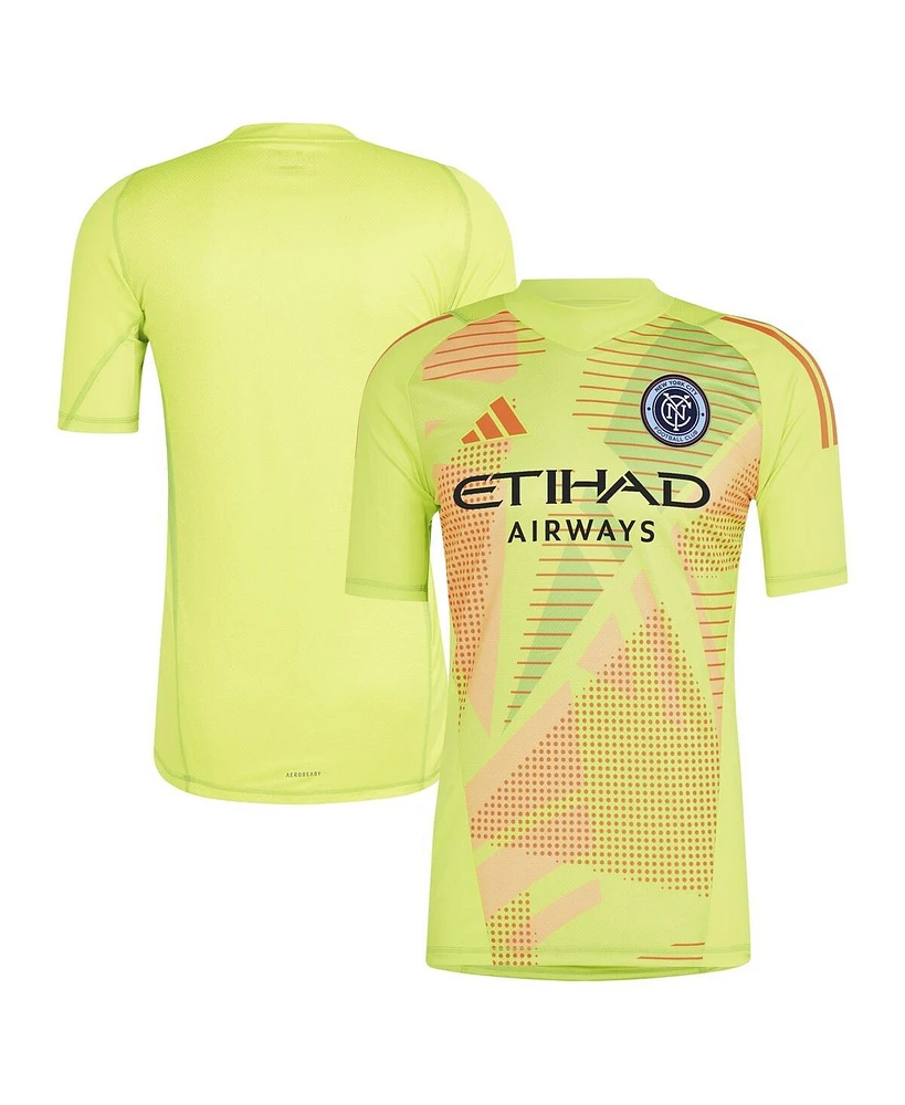 Men's adidas Yellow New York City Fc 2024 Goalkeeper Jersey