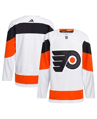 Men's adidas White Philadelphia Flyers 2024 Nhl Stadium Series Authentic Jersey