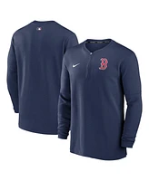 Men's Nike Navy Boston Red Sox Authentic Collection Game Time Performance Quarter-Zip Top