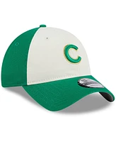 Men's New Era White, Green Chicago Cubs 2024 St. Patrick's Day 9TWENTY Adjustable Hat