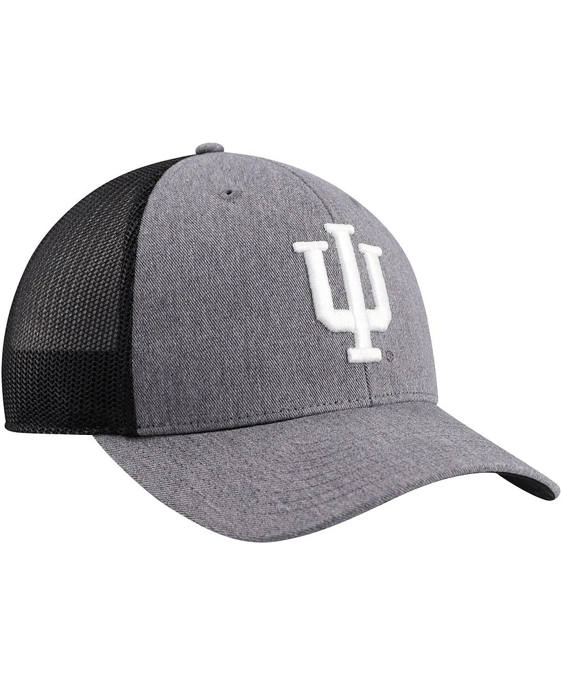 Men's '47 Brand Charcoal Indiana Hoosiers Carbon Trucker Adjustable Hat