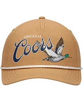 Men's American Needle Brown Coors Canvas Cappy Trucker Adjustable Hat