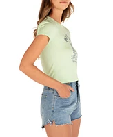 Hurley Juniors' Night Surfing Cropped T-Shirt
