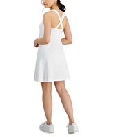 Id Ideology Women's Performance Square-Neck Dress, Created for Macy's