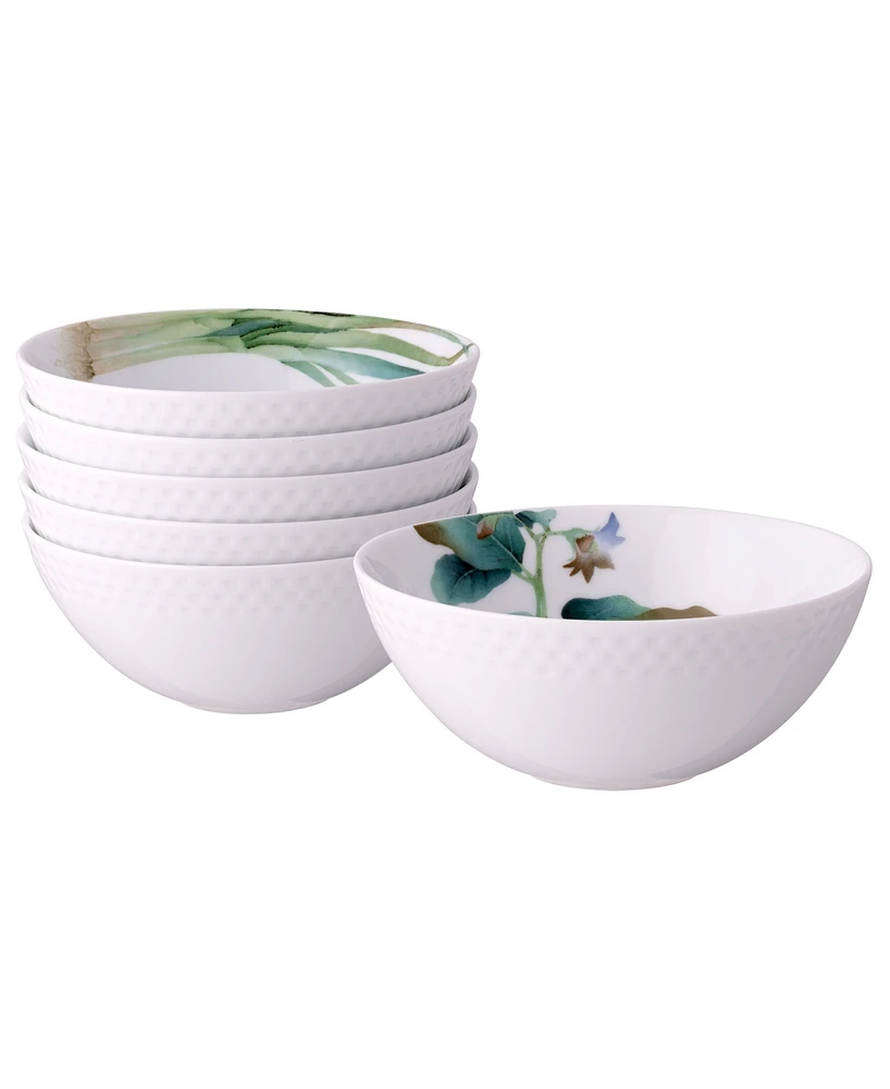 Noritake Kyoka Shunsai Assorted Cereal Bowls 17 oz. Set/6