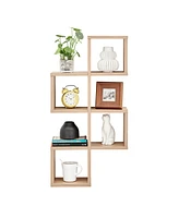 Cubby Chessboard Wall Shelf, Horizontal or Vertical