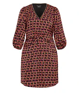 City Chic Plus Milly Dress