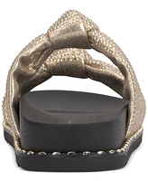 Jessica Simpson Women's Caralyna Rhinestone Knotted Footbed Sandals