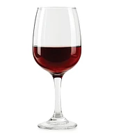 Set of 8- 11.7 oz Clear Glass Wine Goblet