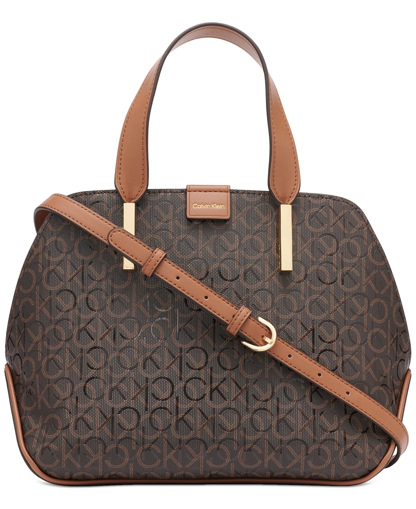 Calvin Klein Audrey Signature Convertible Satchel