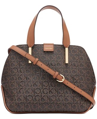 Calvin Klein Audrey Signature Convertible Satchel