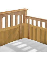 Breathable Baby Mesh Liner for Full-Size Cribs, Deluxe 4mm (Size 4FS Covers 3 or 4 Sides)