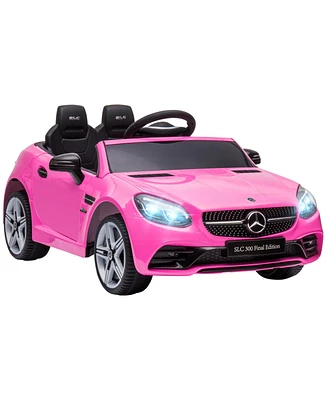 Aosom 12V Ride On Toy Car for Kids with Remote Control, Pink