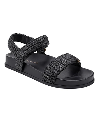 Marc Fisher Ltd Women's Lenore Round Toe Casual Sandals