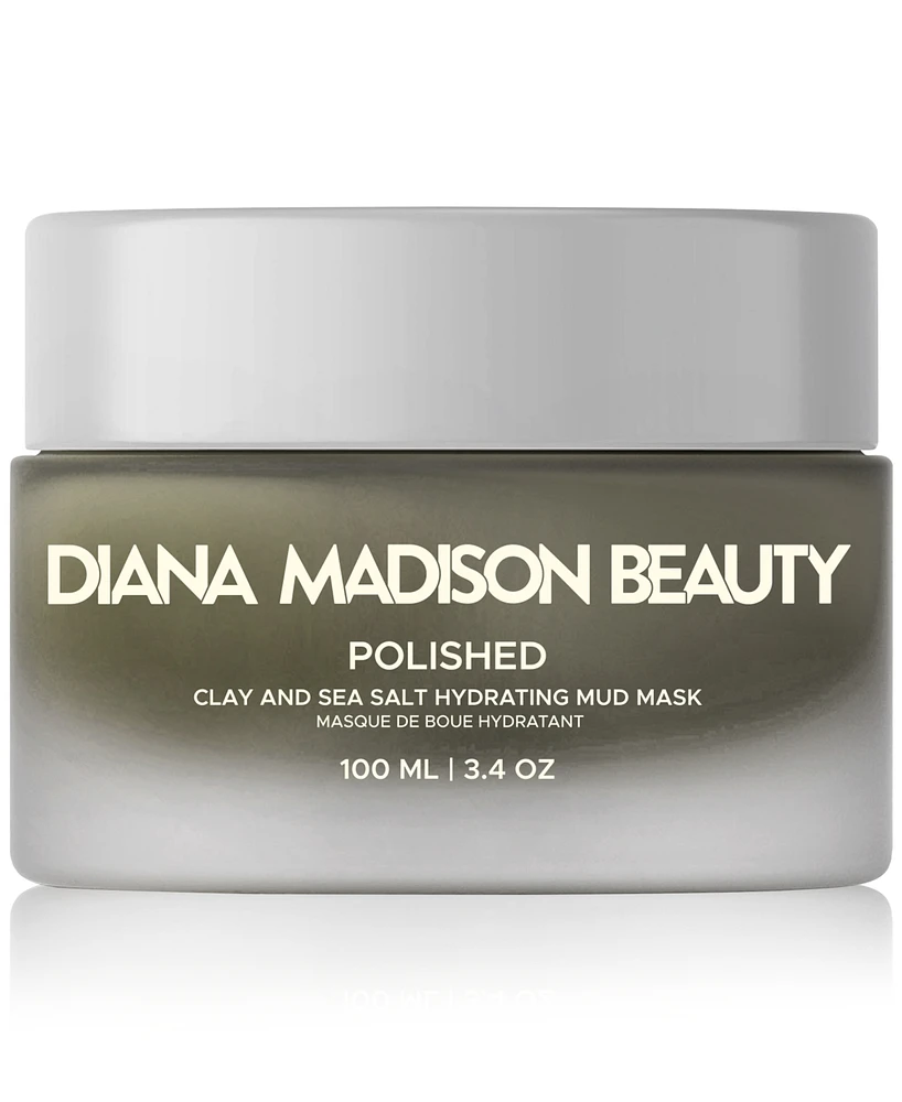 Diana Madison Beauty Polished Clay & Sea Salt Hydrating Mud Mask, 3.4 oz.