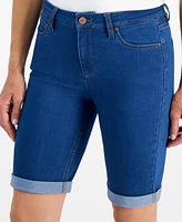 Jones New York Petite Lexington Denim Bermuda Shorts