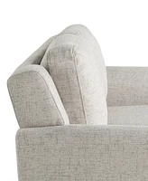 Lifestyle Solutions 56.3" Polyester Harvard Loveseat with Curved Arms