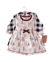 Touched by Nature Toddler Girls Cotton Long-Sleeve Dresses