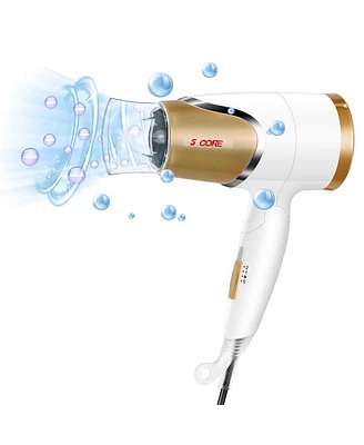 5 Core Hair Dryer with Diffuser 1875W Ac Motor Blow Dryers w Ceramic Technology • Ionic Conditioning Hd F